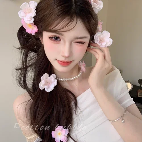 گیره گل دوتایی 🌸