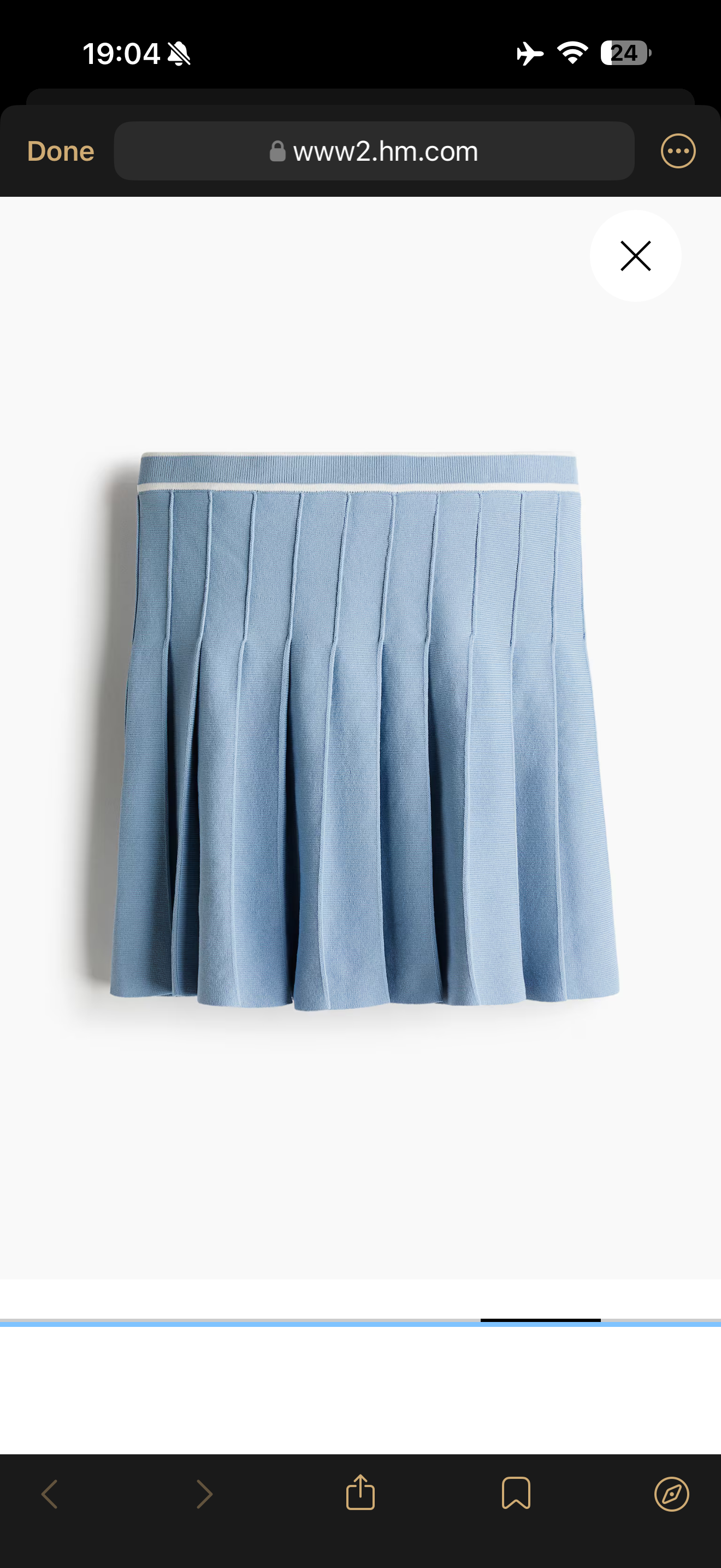 دامن بافت برند H&M