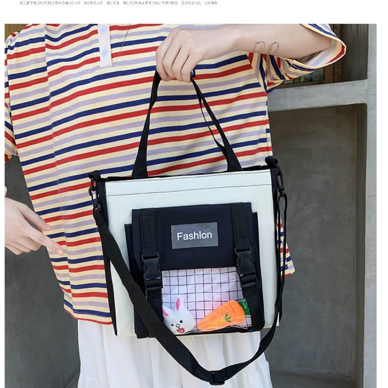 کیف دستی مشکی چهارخونه