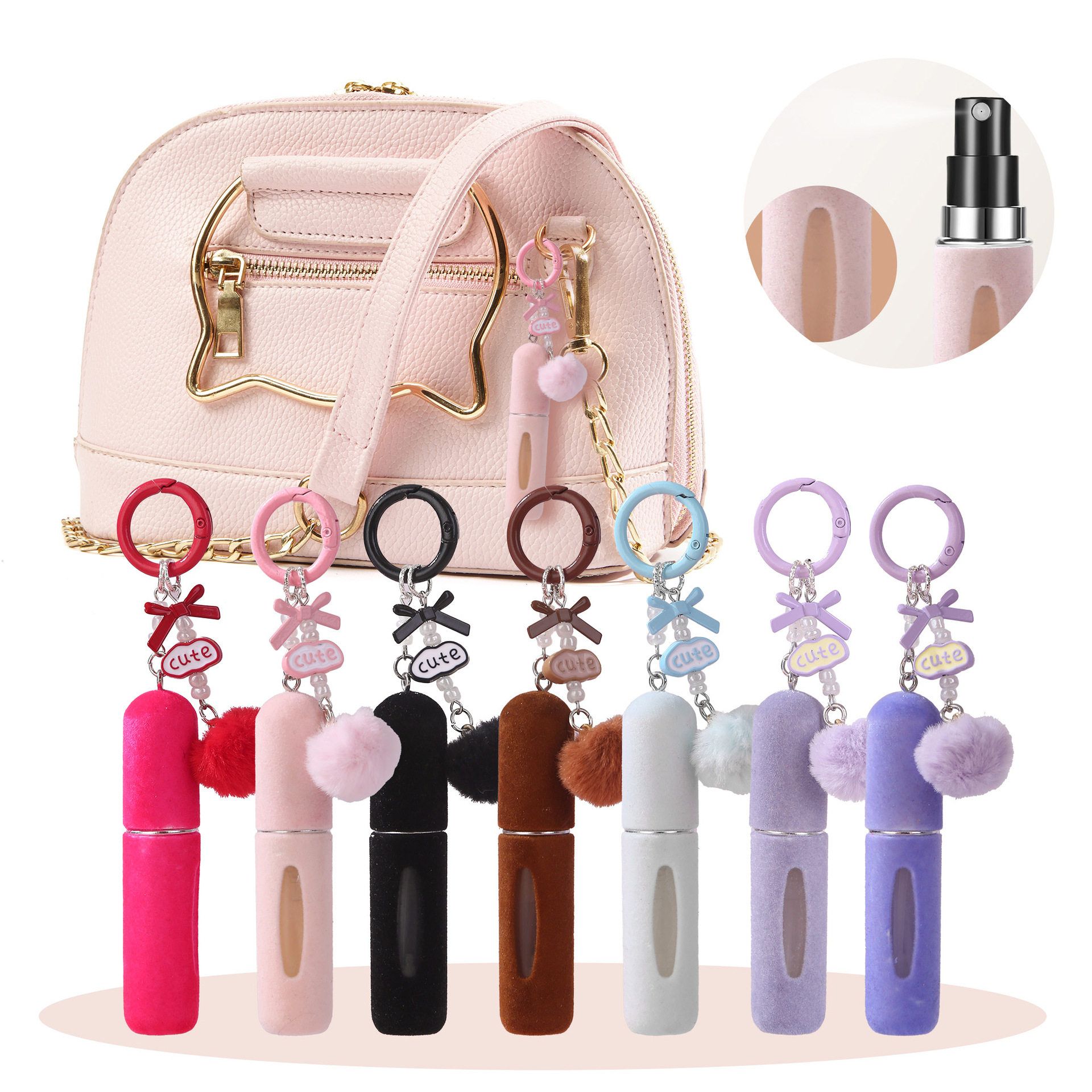 اتومایزر عطر اویز پاپیونی 🎀