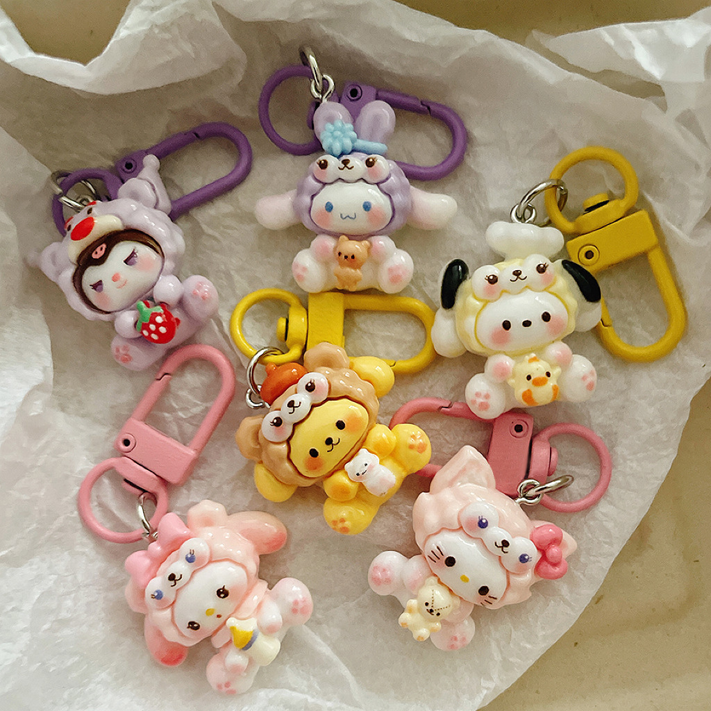 اویز کیوت کلاهدار سانریو