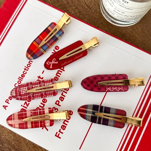 گیره پاپ استار قرمز پاپیونی 🎀