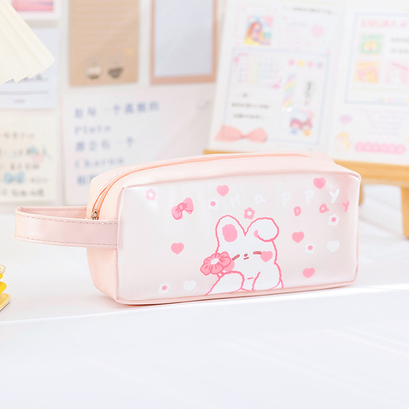 جامدادی شفاف صورتی 💕