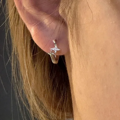 گوشواره ستاره نگینی