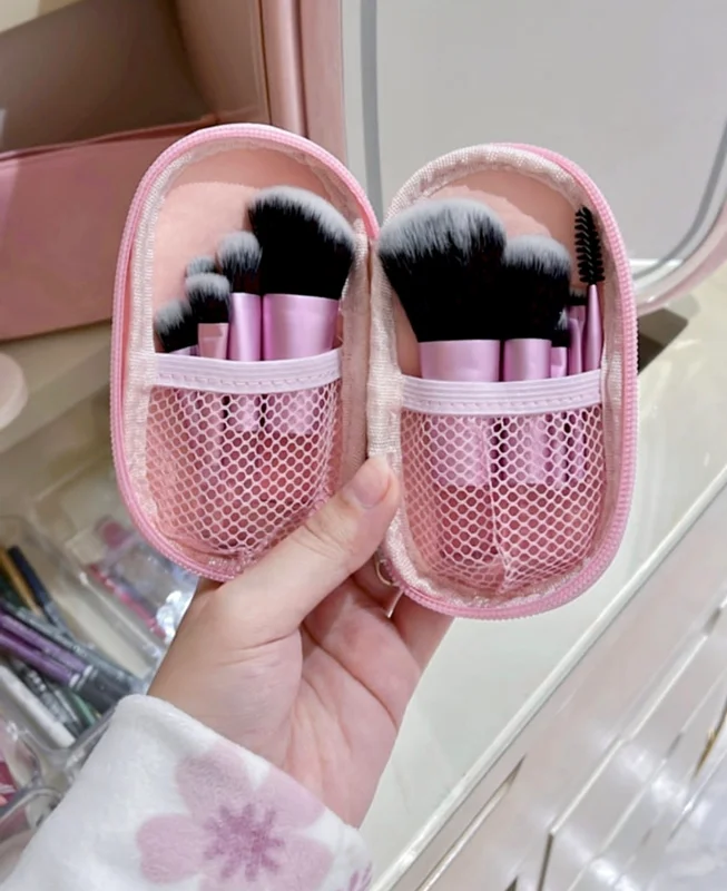 ست براش مینی 10تکه کیف دار ✨