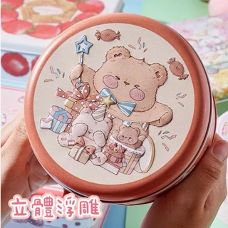 قوطى فلزى فانتزى گرد طرح ١